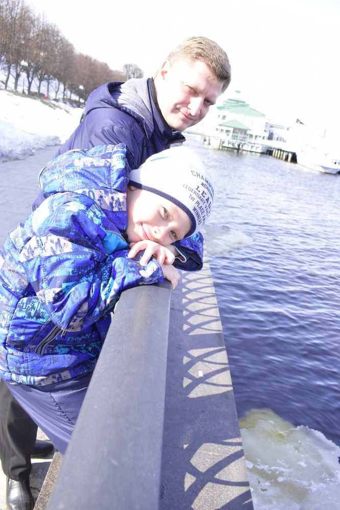 Весенняя волжская набережная