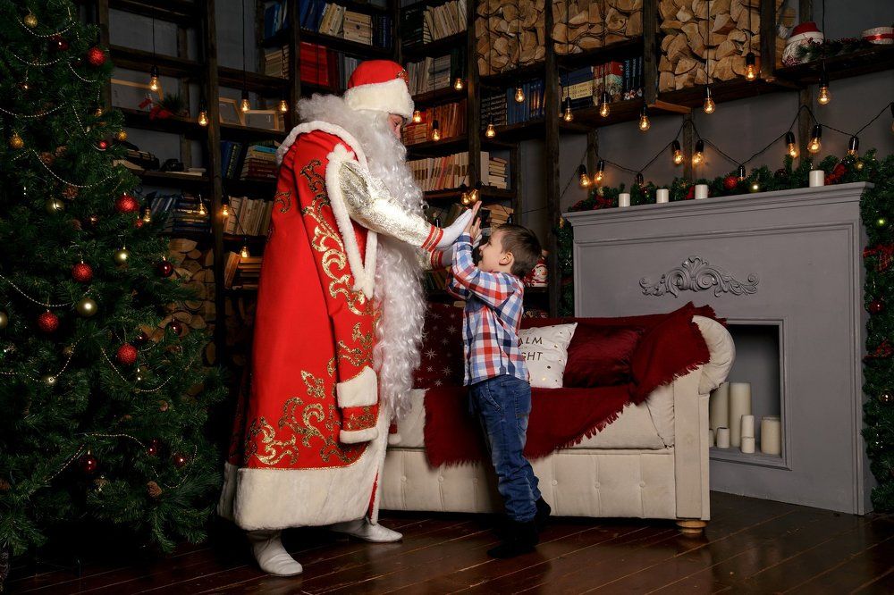 Дед Мороз настоящий - это мой папа.