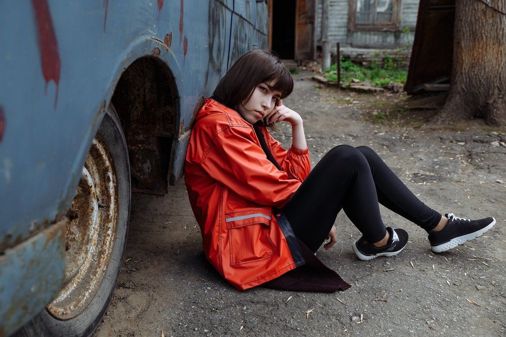 Синий автобус