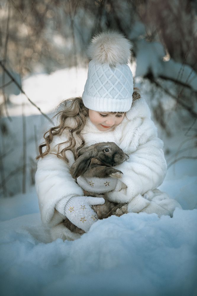 Прогулка с кроликом