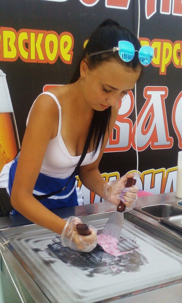 Жареное мороженое