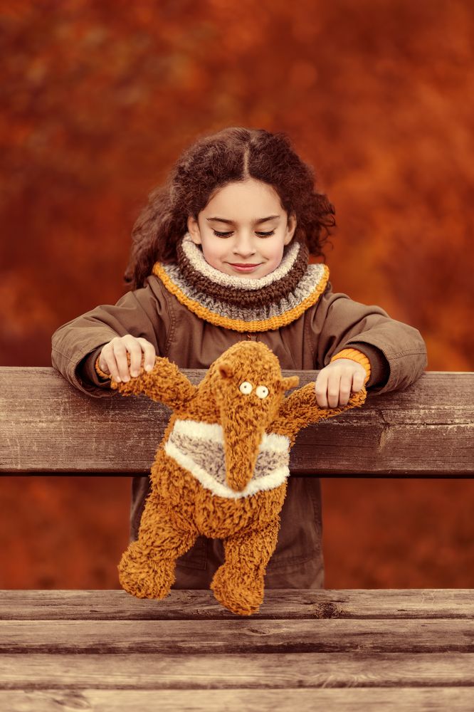 Осенняя прогулка с другом.