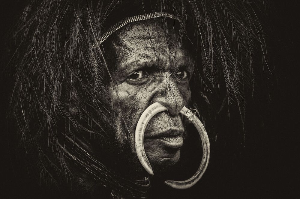 Men from baliem papua