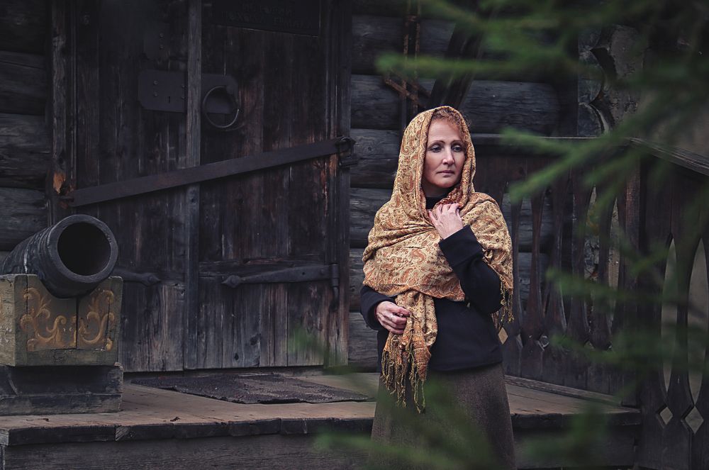 Женский портрет на природе