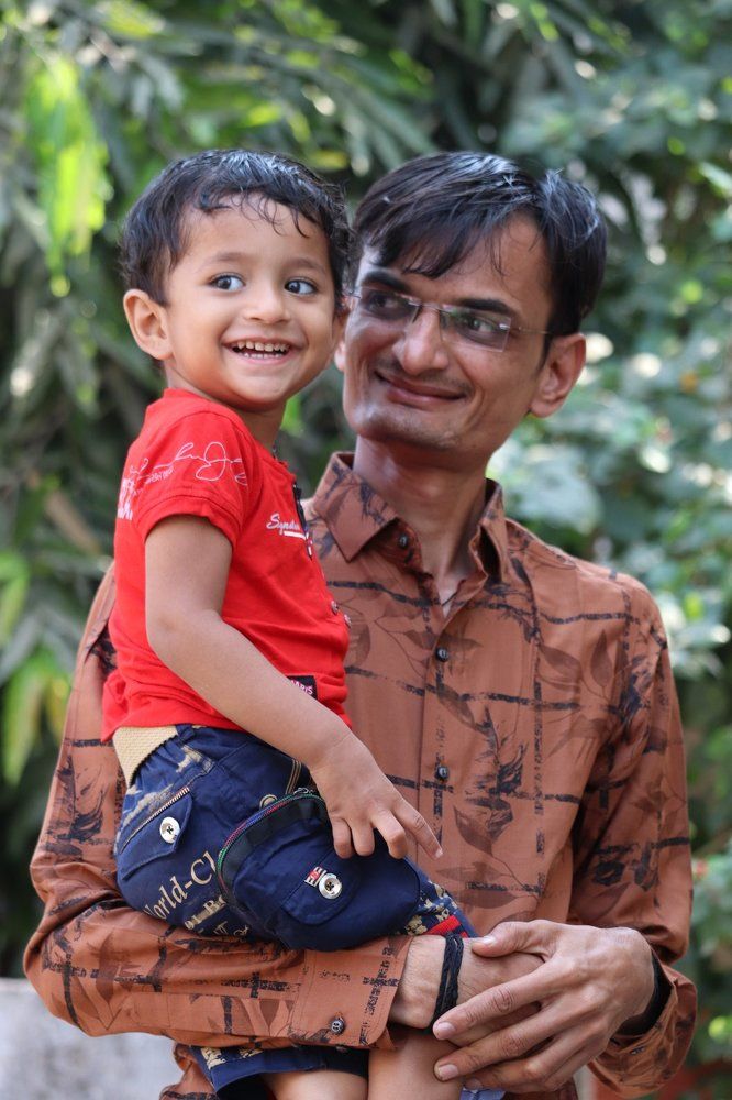 Happy Kid with Father