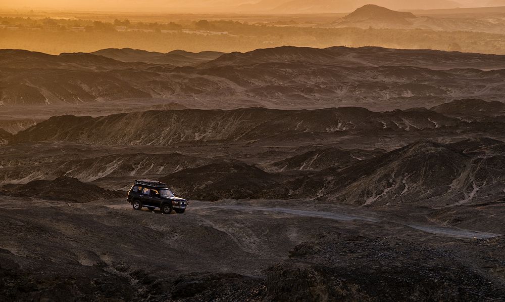 Sunset on the mountain