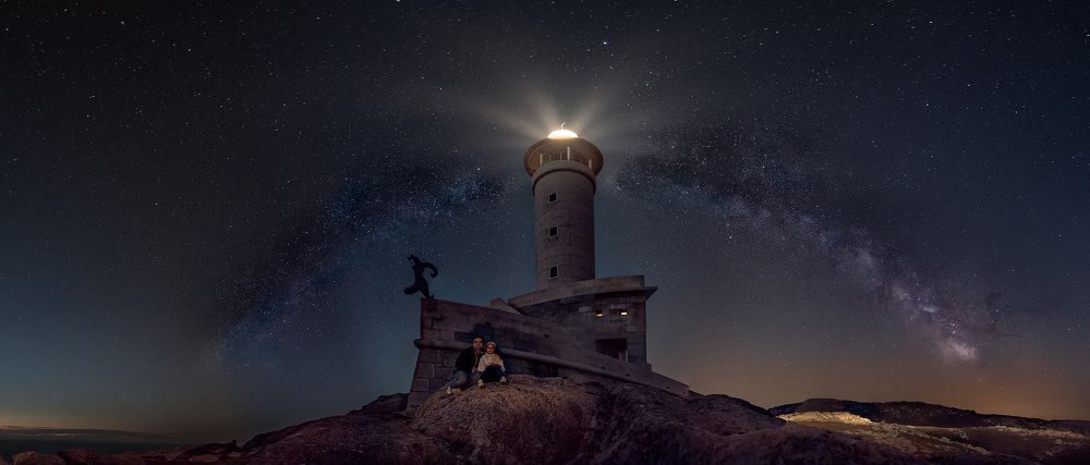 Nowhere better than seeing the sky with my daughter