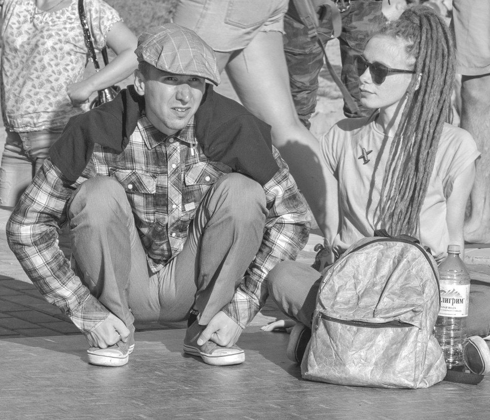 Улица. Лица. The street. Persons.