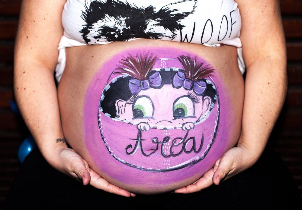 bellypainting