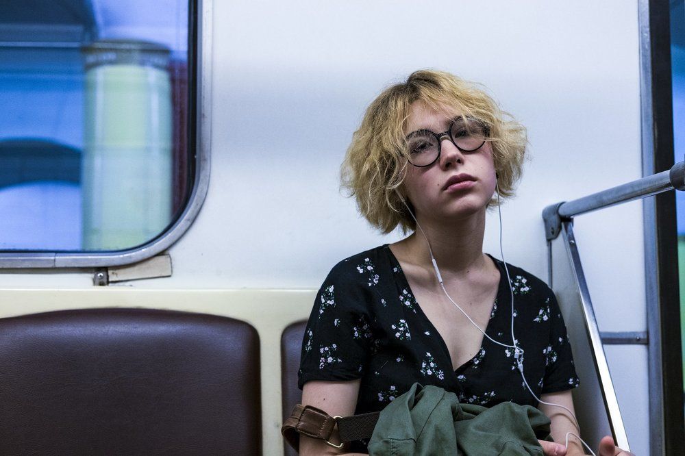 Пассажирка из метрополитена