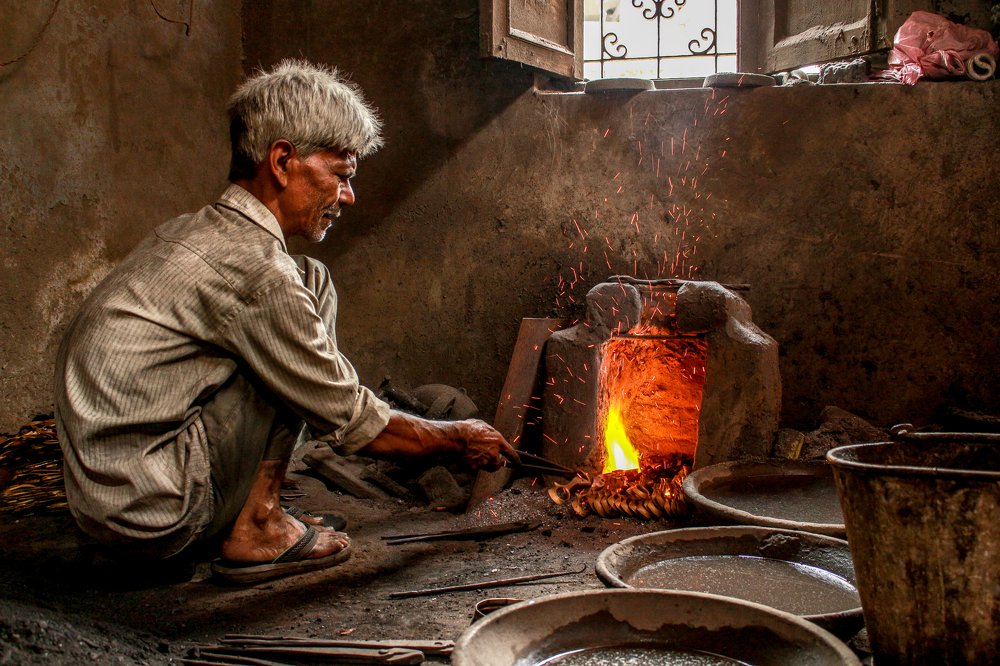 Blacksmith's are not afraid of Sparks