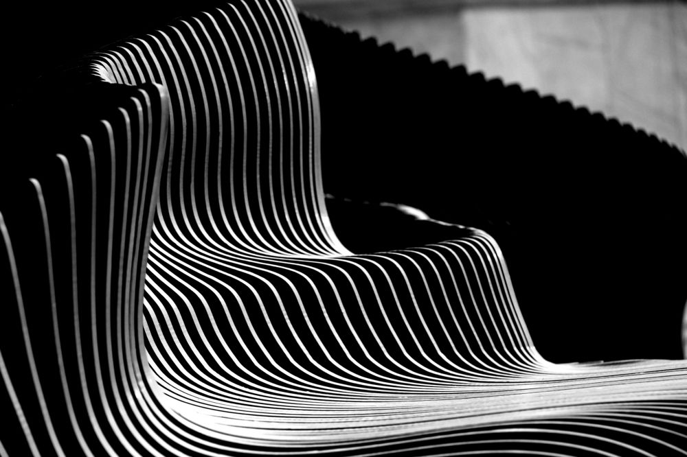 Straight lines in tilted image