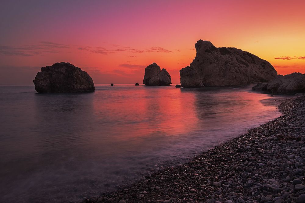 Вечером на море