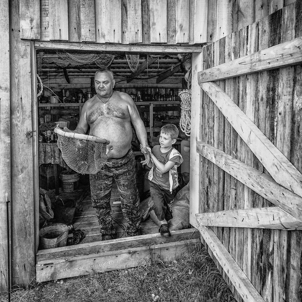 С дедом на рыбалку