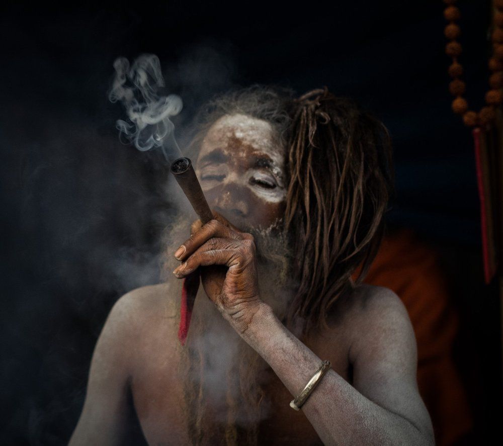 smoking baba