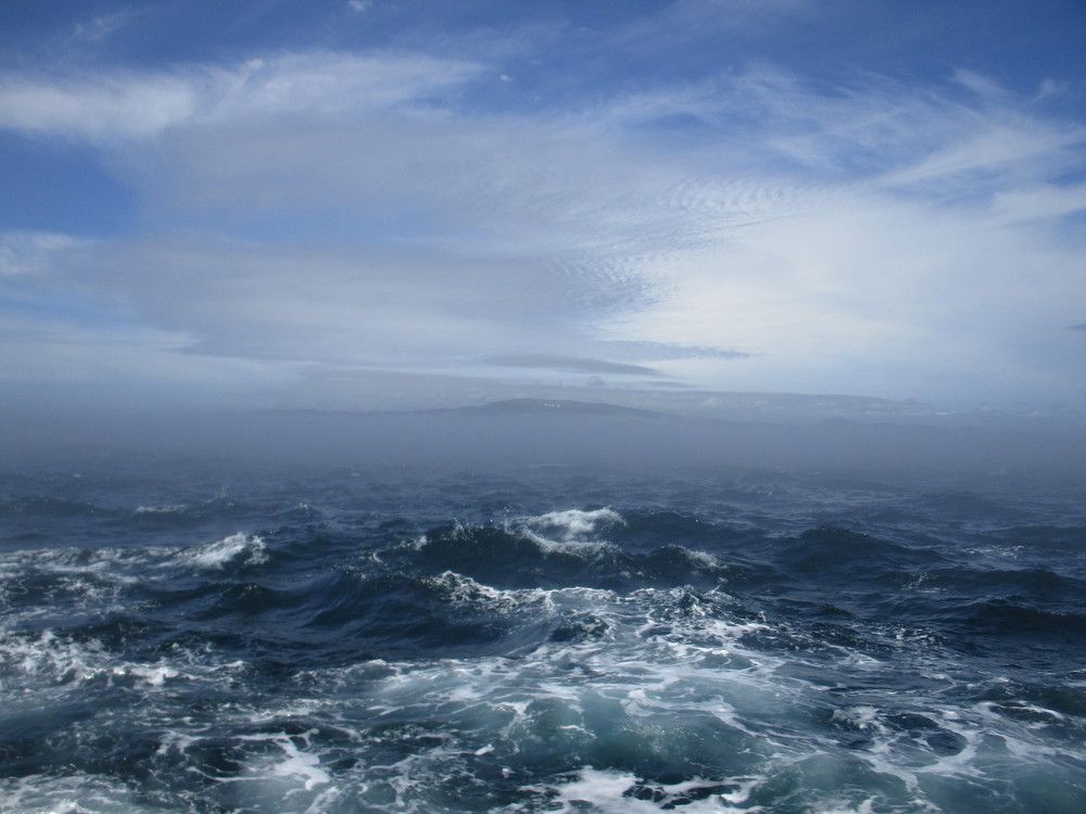 Берег в тумане.