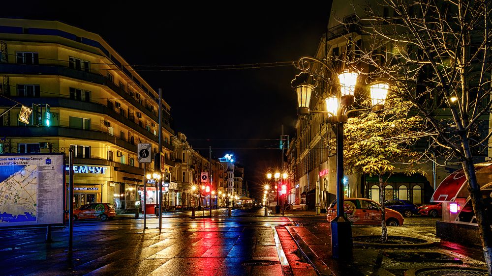 Огни ночного города