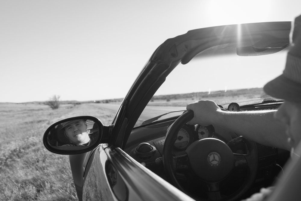 В отражении