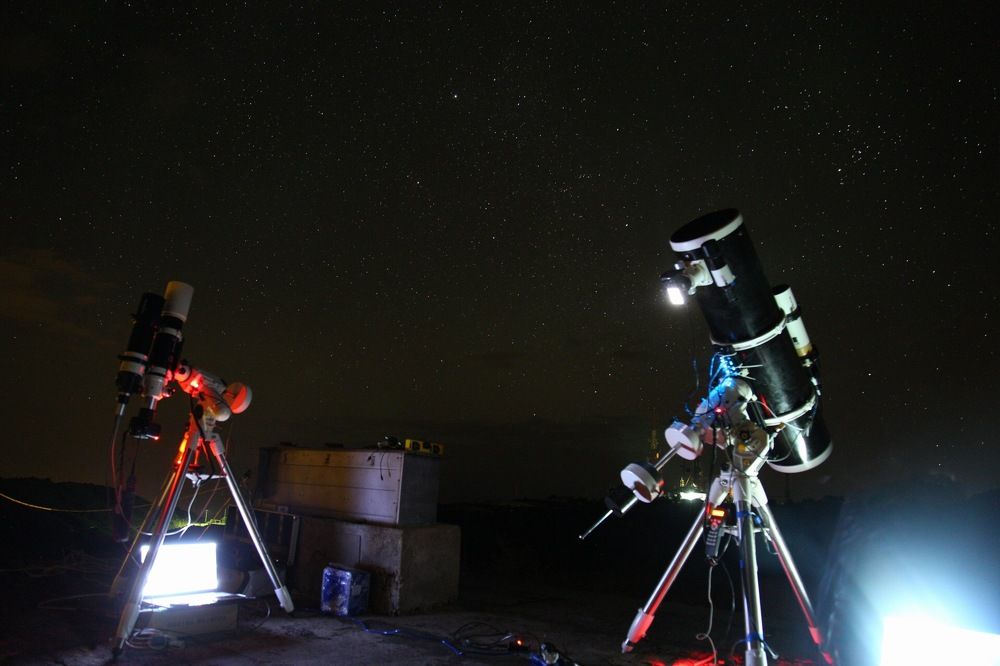 Фотографирование галактичких скоплений