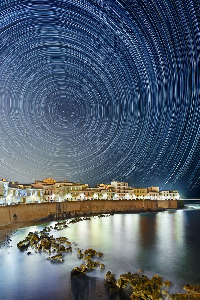 Ortygia Star Trail - Syracuse Unesco World Heritage Site