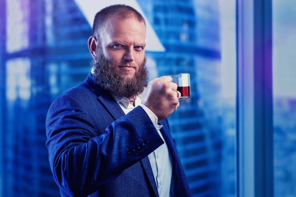 Рекламная съёмка Иван Чая в Москва Сити.