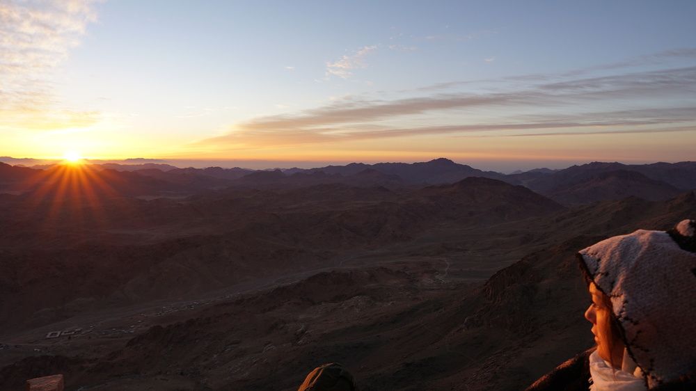 Mount Sinai, Egypt, sunrise