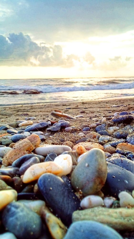 sundown beside seasides