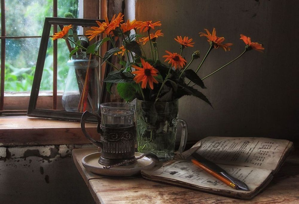 Стакан воды.