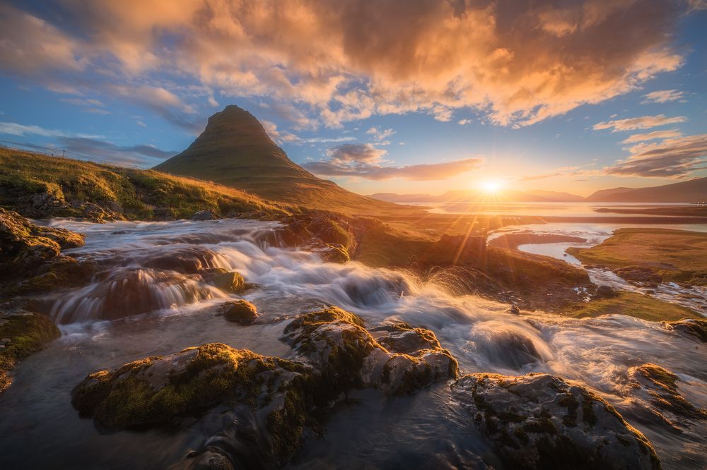 Рассвет у вершины Киркьюфетль.