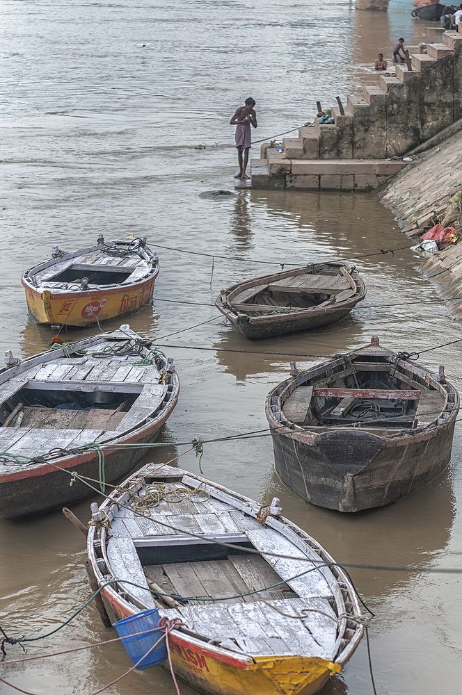 Bath Time for the Boatman
