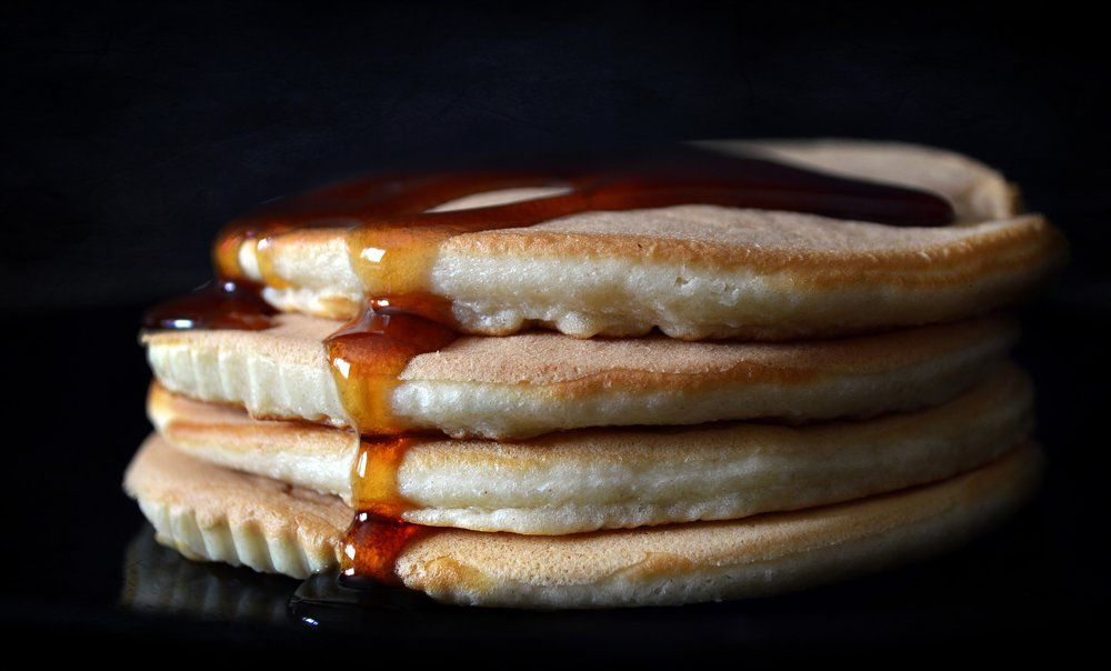 Панкейки с кленовым сиропом