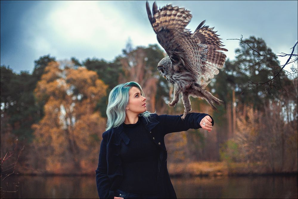 Девушка и Сова