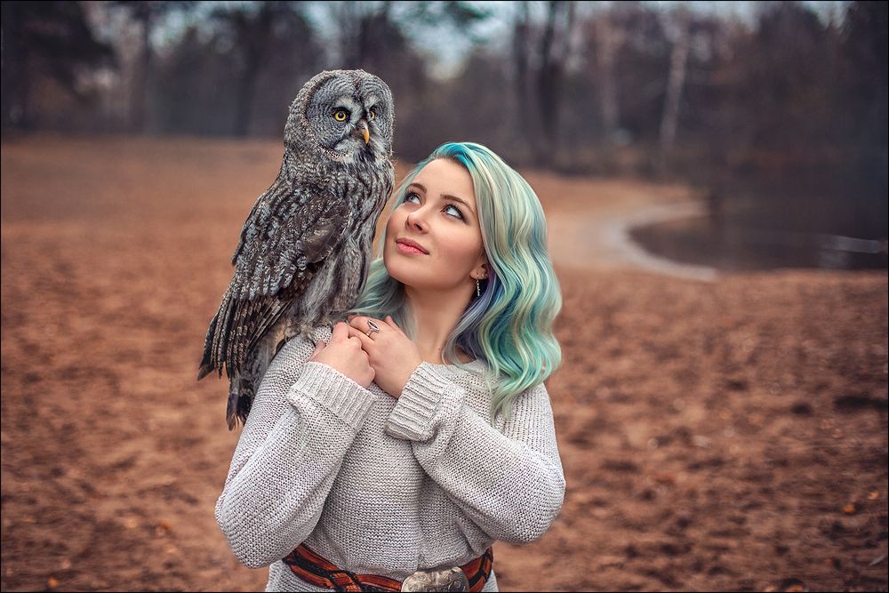 Девушка и Сова
