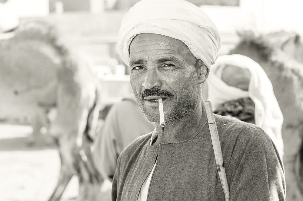 Smiley Camels Seller smoking