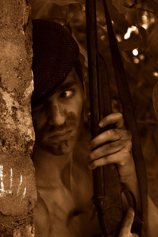 An Armenian boy as soldier