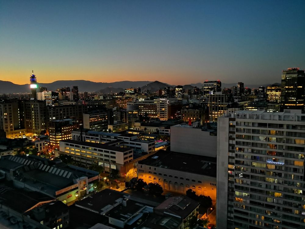Santiago sunset