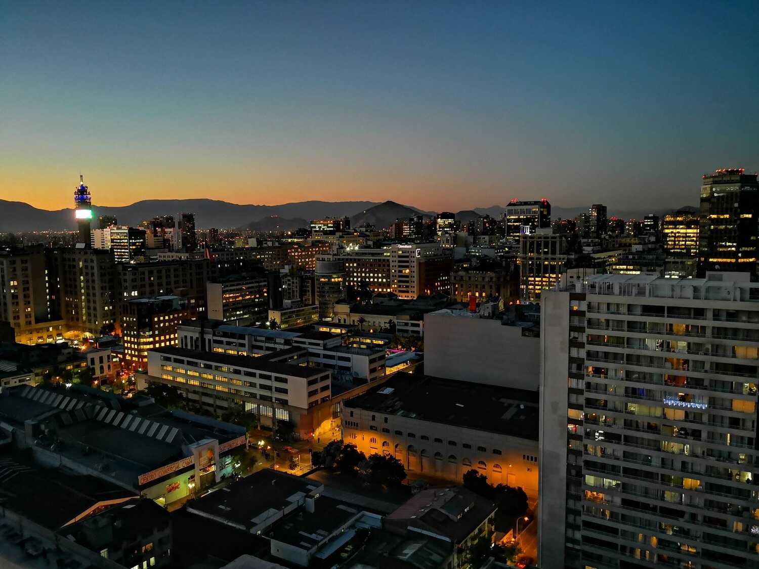 Santiago sunset