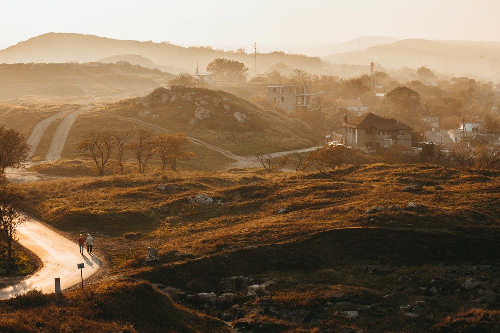 Золотой ландшафт в Керчи