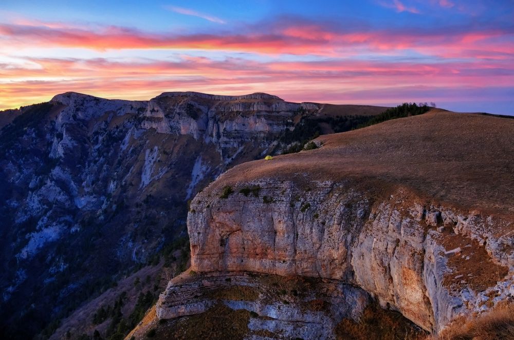 Puffy sunset/ Слоеный закат