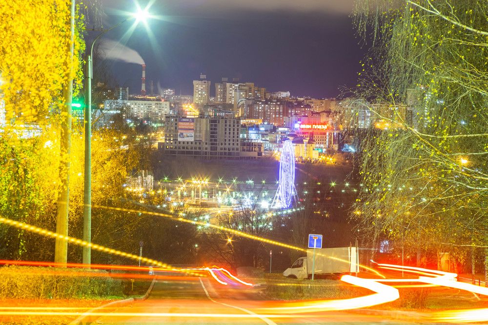 Чебоксары осенним вечером.