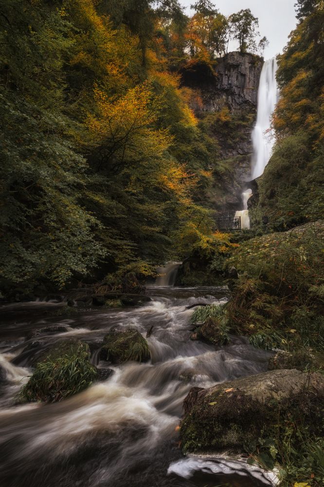 Autumn waterfall