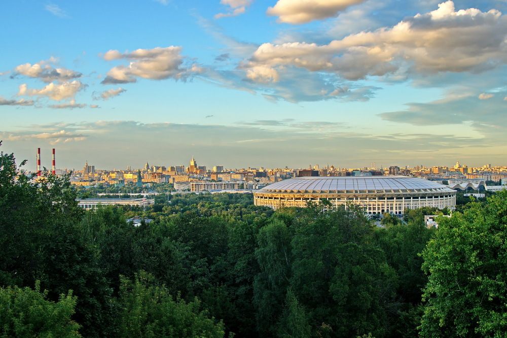 Москва вечерняя.