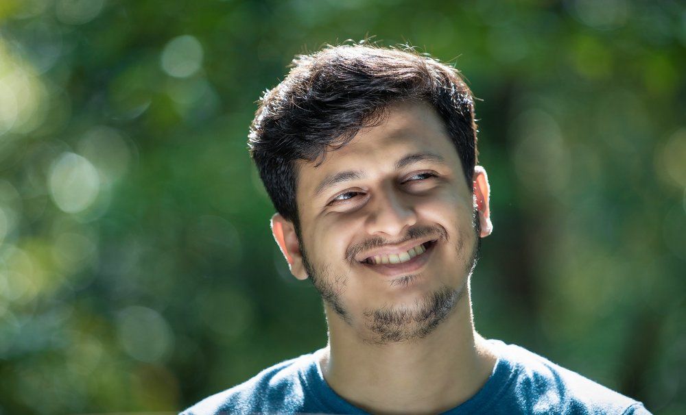 A smiley portrait.