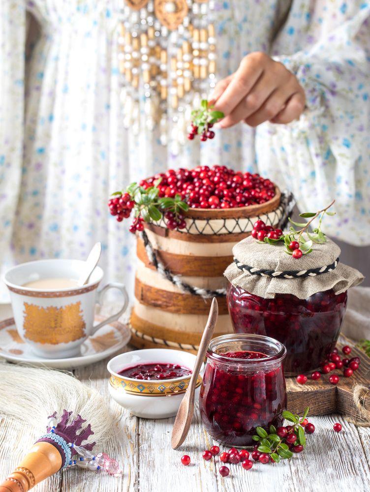 Брусничное варенье