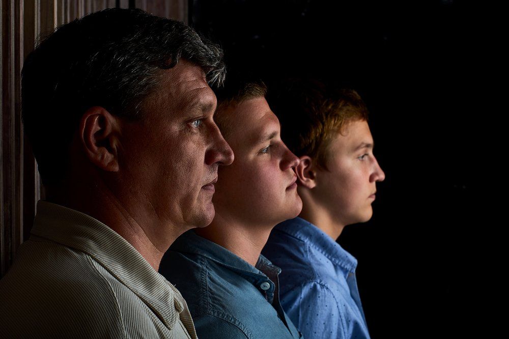 отец с сыновьями