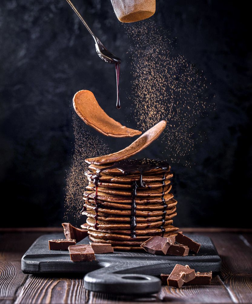 Шоколадные панкейки