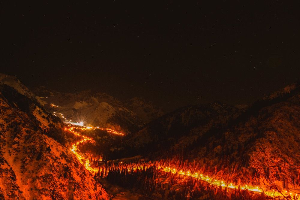 ночной Чимбулак