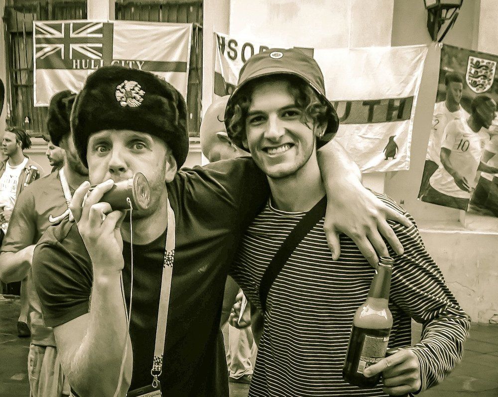 Фанаты сборной Англии