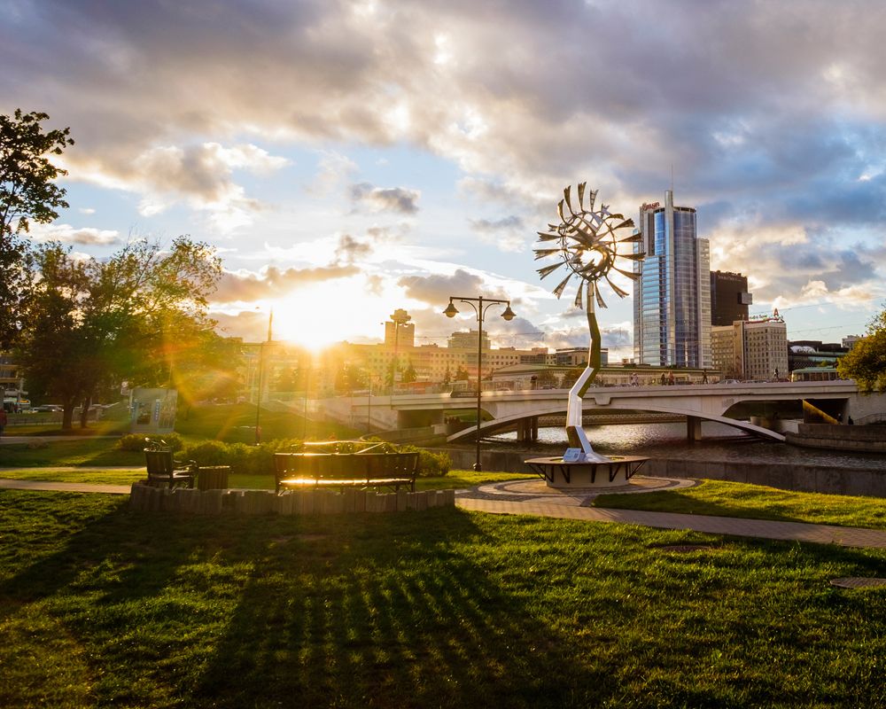 Закат на Зыбицкой