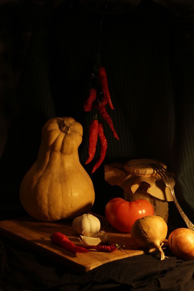 Натюрморт с тыквой